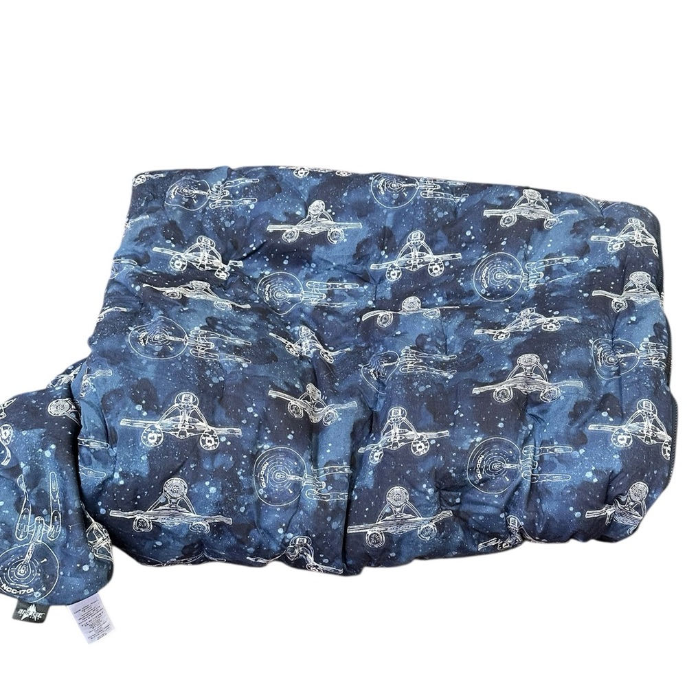 Pottery Barn Teen Star Trek Enterprise Sleeping Bag with bag